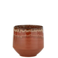 BLUMENTOPF ALINE - Töpferei - Rot - XL - Ø 32,5 cm - Rot, Keramik (32.5/32cm) - J-Line