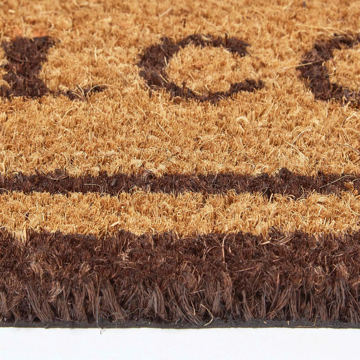 FUSSMATTE Welcome/Come Again, Kokosfaser 40/70 cm - Naturfarben, Naturmaterialien (40/70cm) - Homescapes