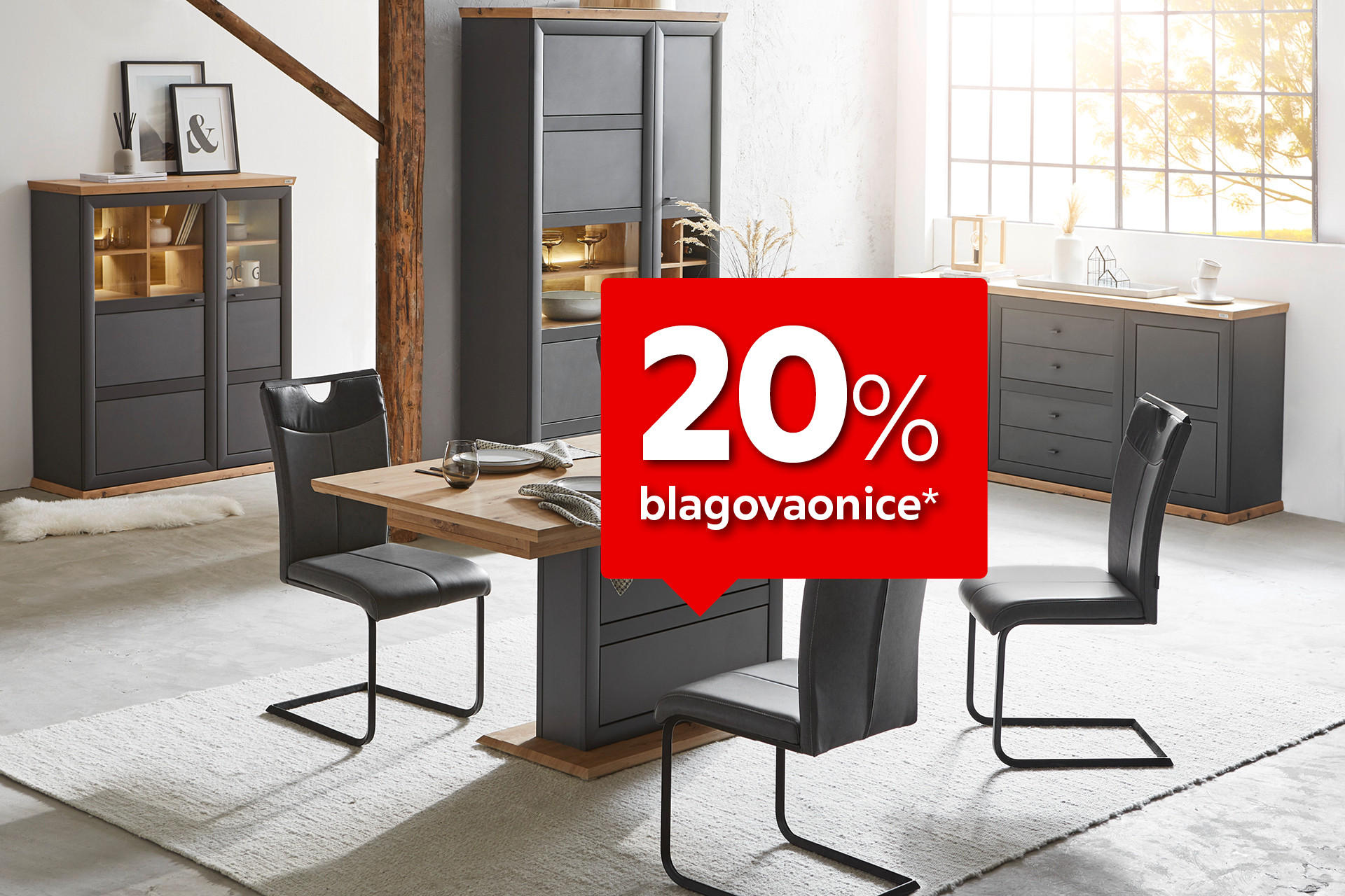 20% blagovaonice*