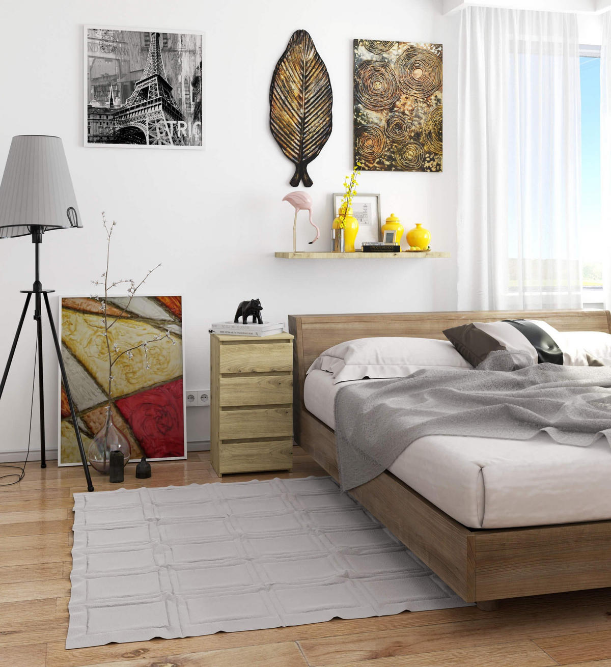 KOMMODE CL4, Artisan, 40x35x74 cm - Eiche Artisan, Holz (40/74/35cm) - Milordbikes