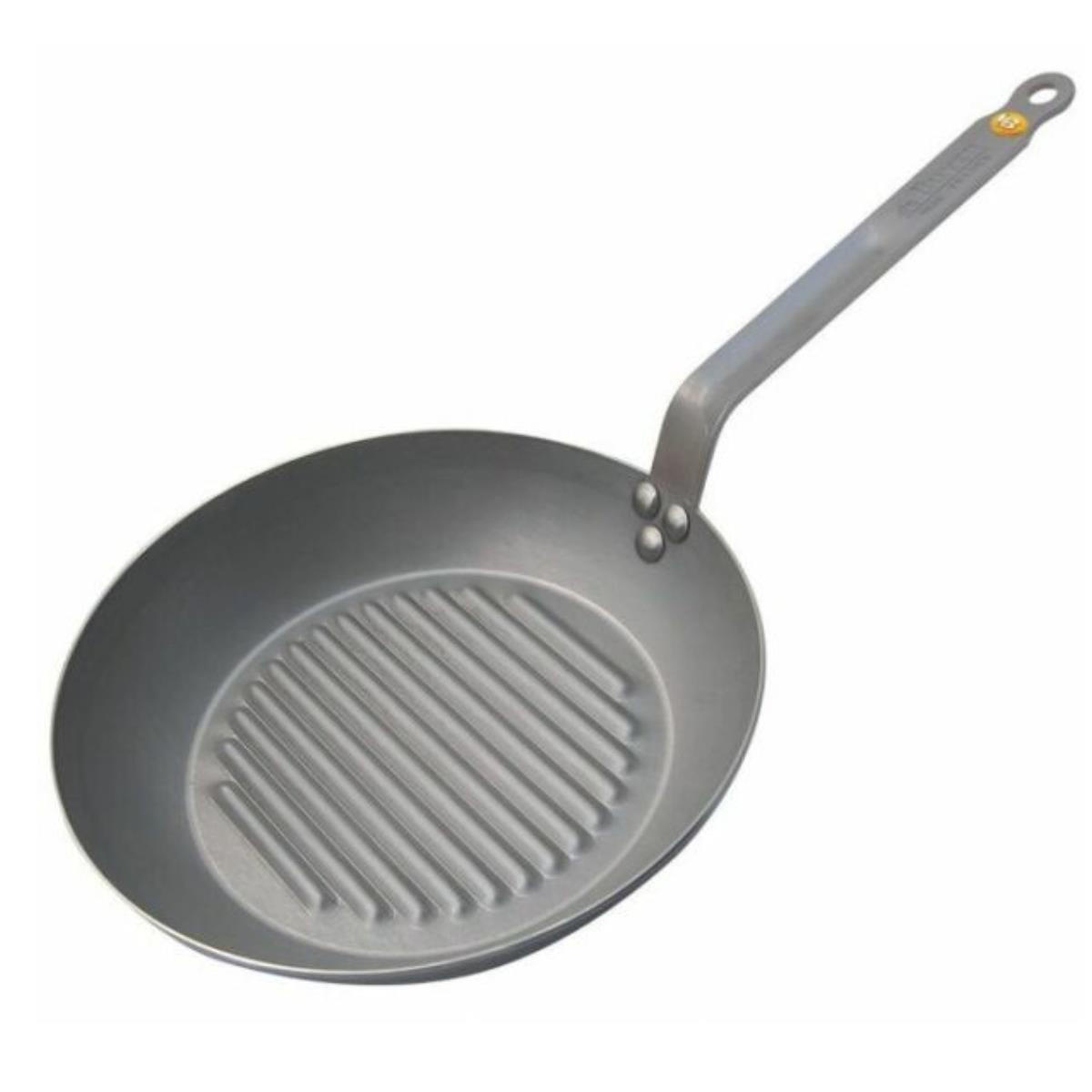 BRATPFANNE mineral B Element 32 cm - Silberfarben, Metall (32cm) - De Buyer