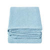TAGESDECKE Halden 255/360 cm, Chevron-Muster 100% Baumwolle - Türkis, Textil (255/360cm) - Homescapes