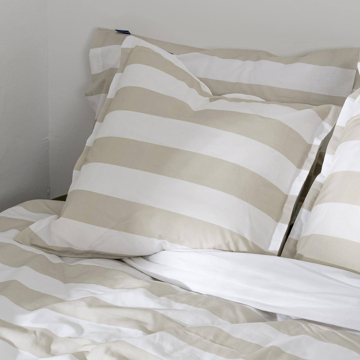 KISSENBEZUG breton 50x75 cm (x2) beige - Beige, Textil (50/75cm) - Happy Friday