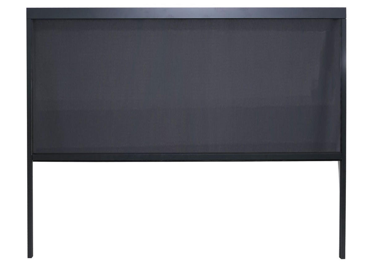 SEITENWAND für Pergola 3x3m 217x275cm Anthrazit - Anthrazit, Textil (275/217/10cm) - BERLINLODGE