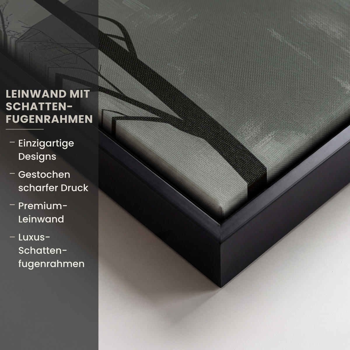 LEINWAND Bilder mit Rahmen - Wabi sabi - Beige - Pflanze - 80x60 - Sandfarben, Textil (80/60cm) - MuchoWow