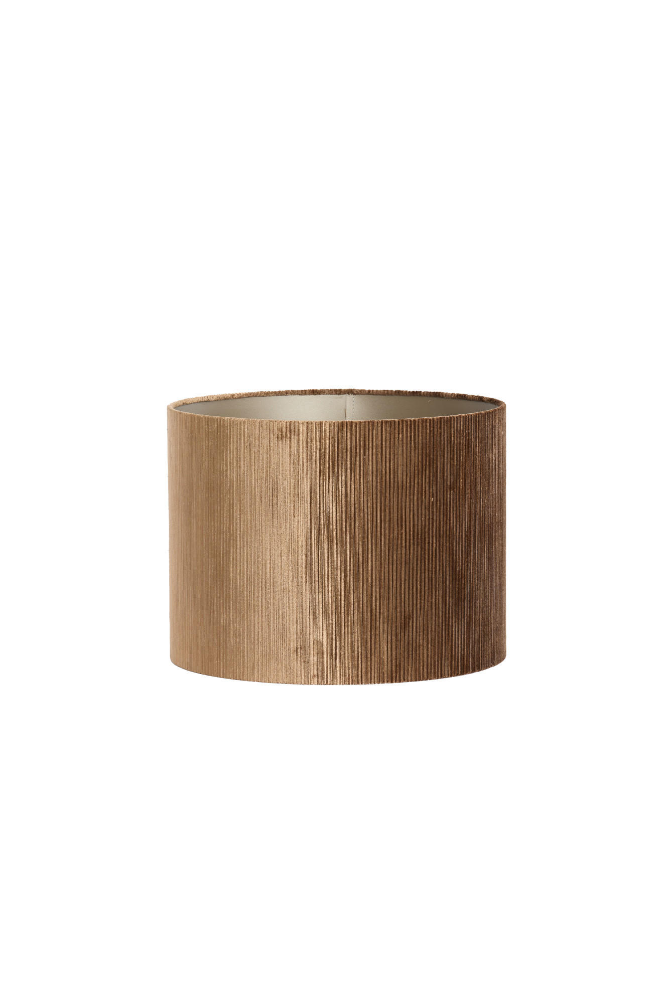 LAMPENSCHIRM Flair Braun Ø25/18 cm - Braun, Textil (25/25/18cm) - Light & Living