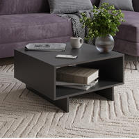 COUCHTISCH Luka Anthrazit 60 x 60 cm - Anthrazit, Holzwerkstoff (60/60/32.3cm) - Vicco