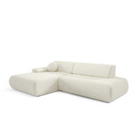 ECKSOFA Puentro Weiß - Weiß, Textil (286/73/173.5cm) - Pillovely