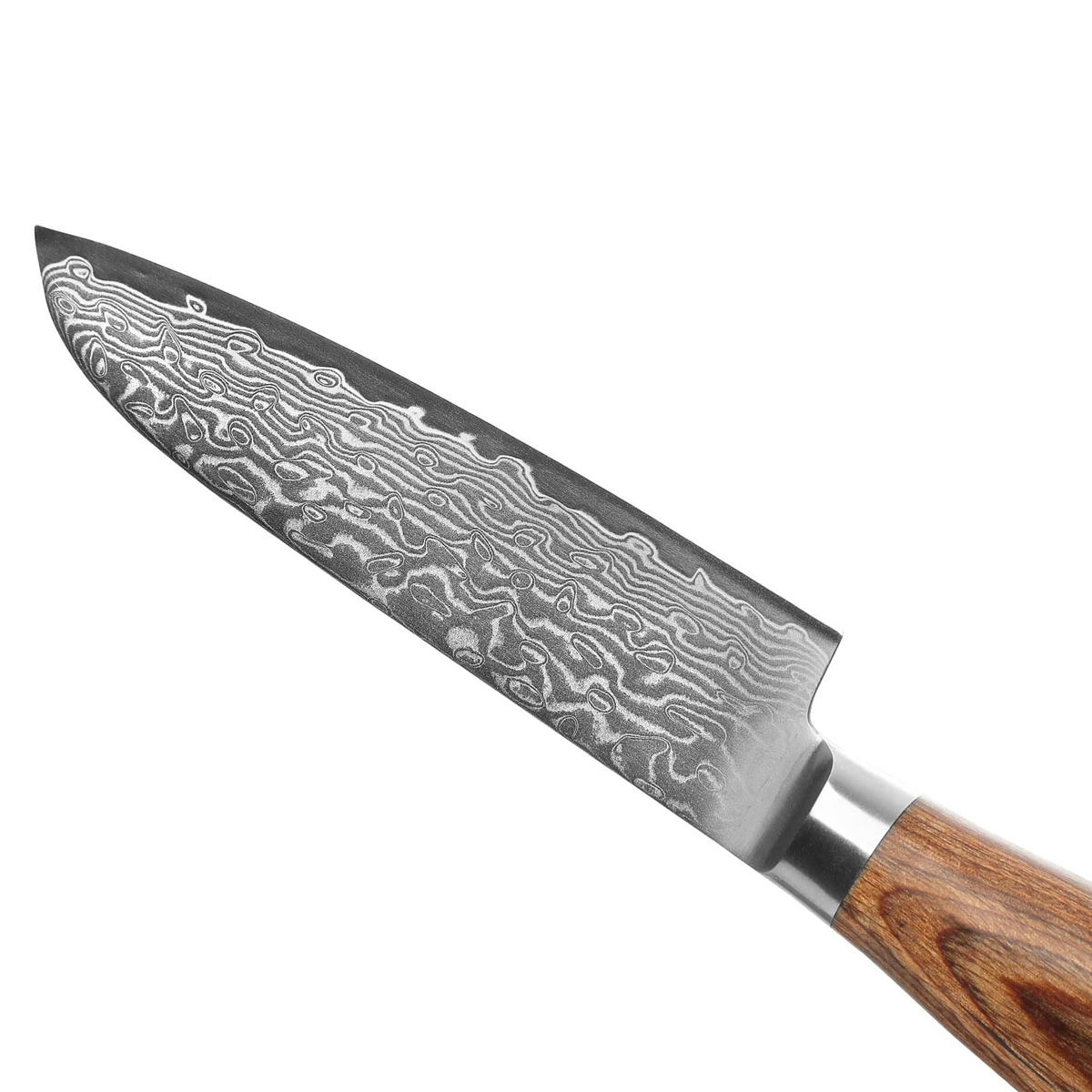 SANTOKUMESSER 11 cm - Braun, Holz/Metall (23cm) - Wakoli