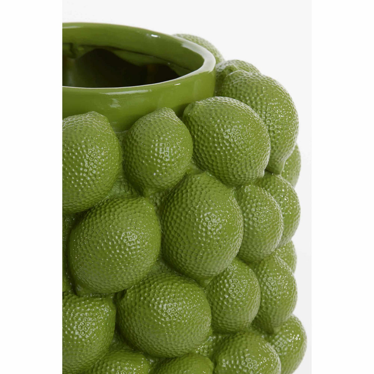 VASE Lemon Grün 31/31/41 cm - Grün, Kunststoff (41cm) - Light & Living