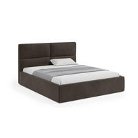 POLSTERBETT Mit Bettkasten Stove 160x200 cm, Dunkelbraun - Braun, Textil (160/200cm) - Fedve