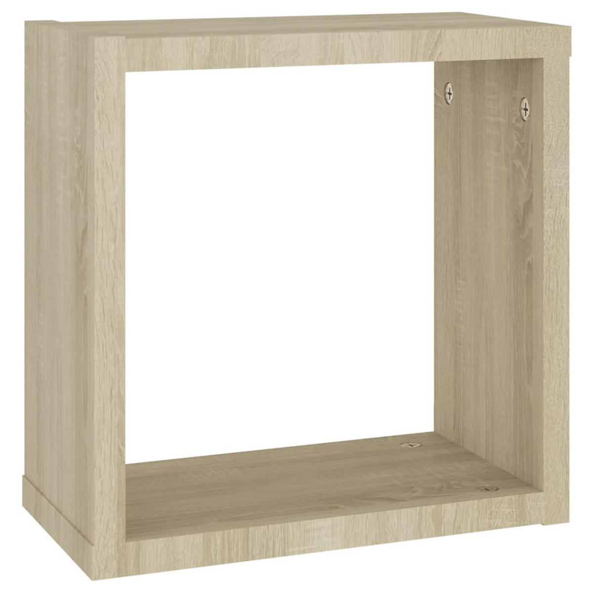 WANDREGALESET 4-tlg. 30/15/30 cm aus Holzwerkstoff Sonoma-Eiche Dekor - Sonoma Eiche, Holz (30/30/15cm) - vidaXL