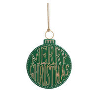 WEIHNACHTSDEKORATION Santa Lila Grün - Grün, Metall (40/3/40cm) - Mondex