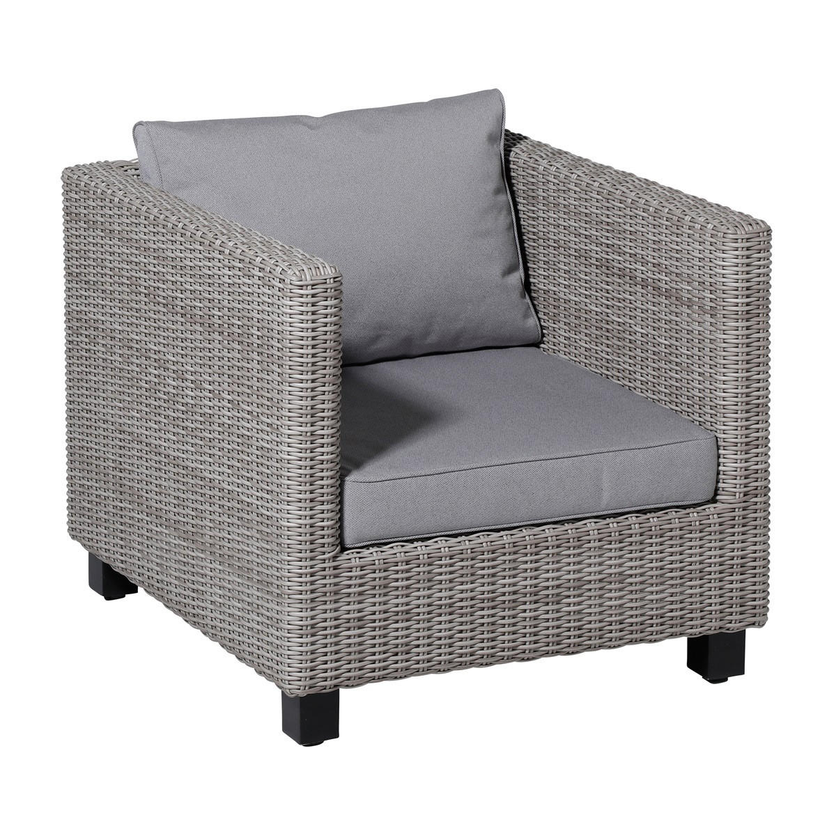 SITZKISSEN Manchester 60/60 cm 2er-Set - Hellgrau, Textil (60/8/60cm) - Madison