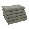 DUSCHTÜCHER, 5er-Set, 70x140 cm, 100% Baumwolle, Braun - Taupe, Textil (70/140cm) - Zollner