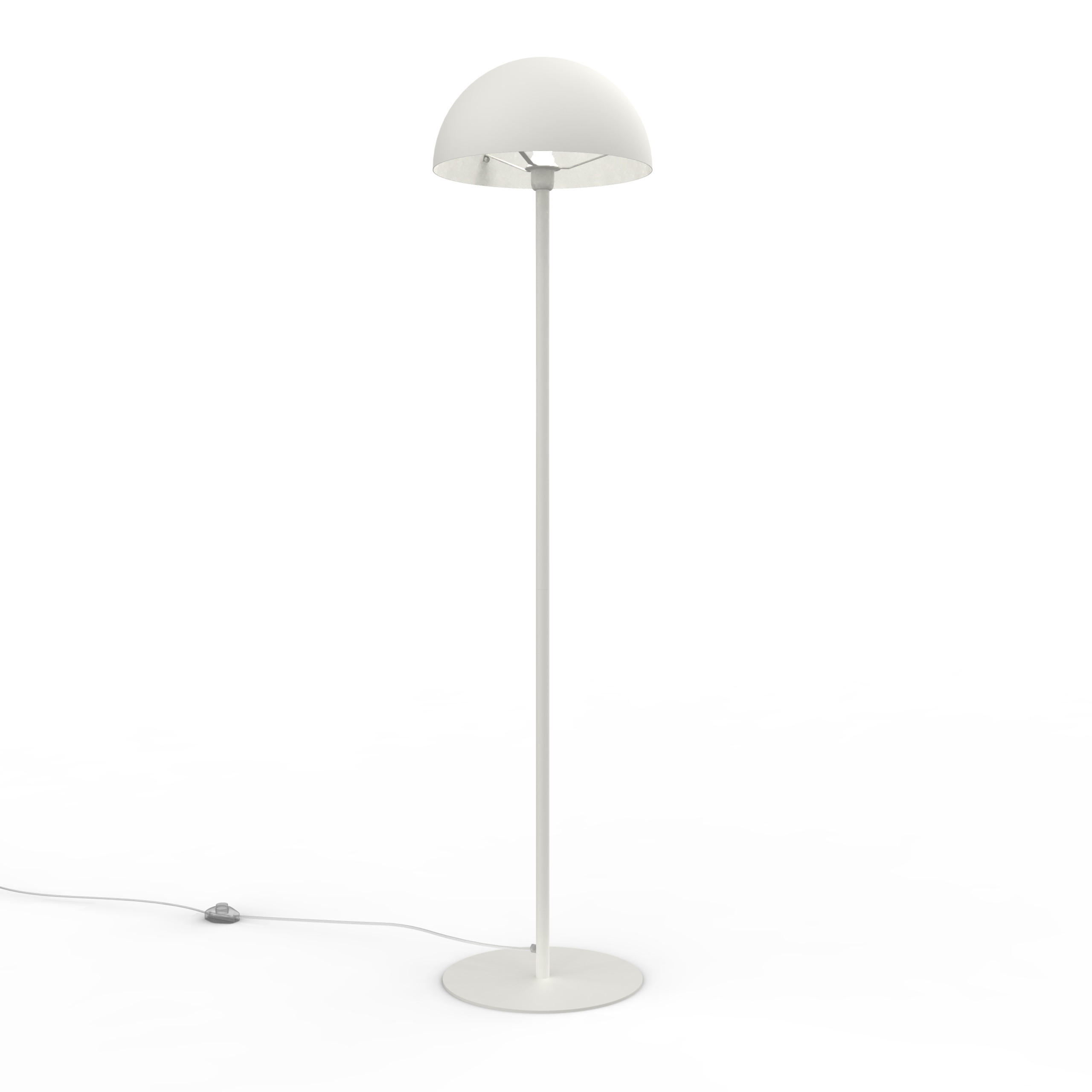 STEHLEUCHTE Cassis - Weiß, Metall (40/40/165cm) - Lumicom