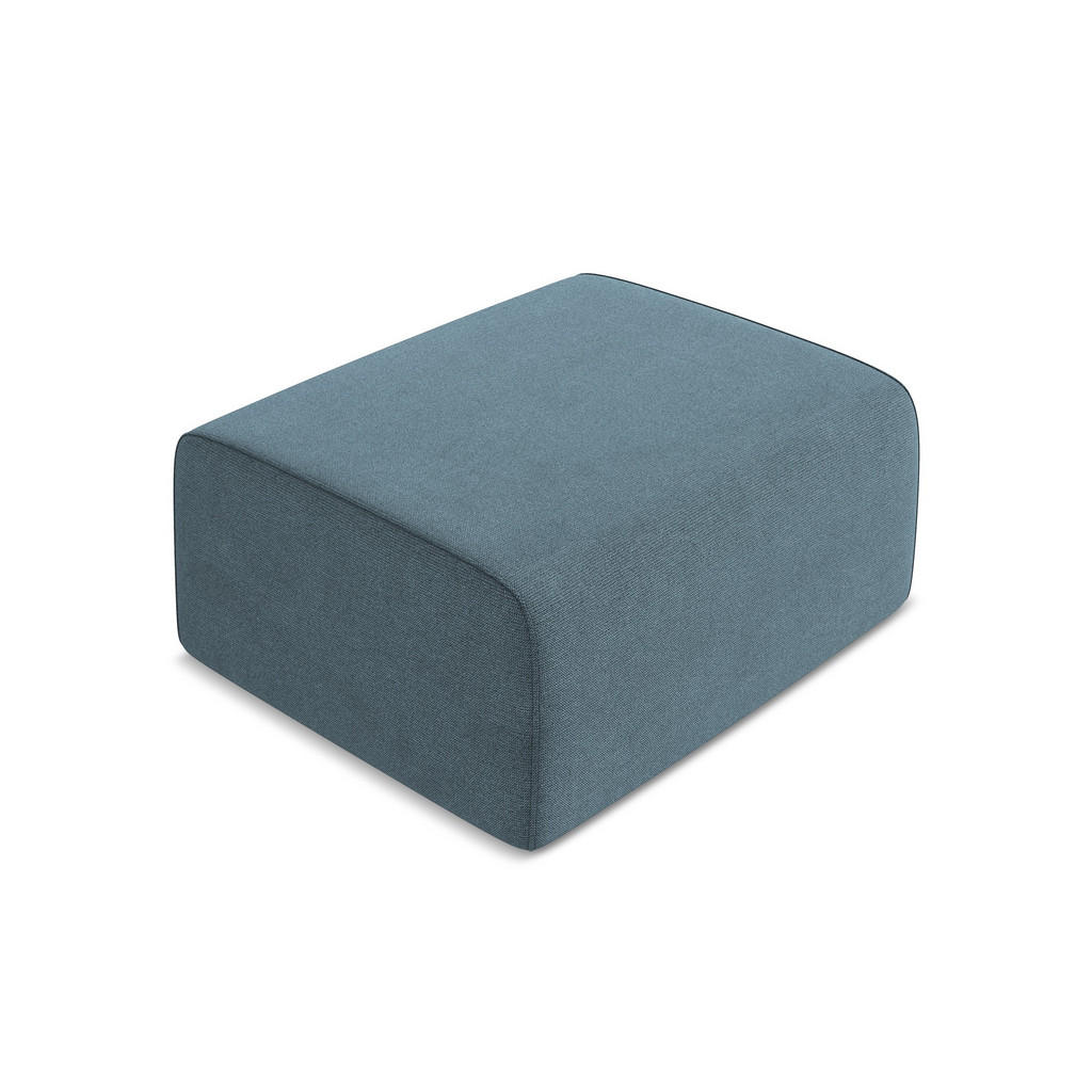 Thumbnail - Makamii Pouf, Hellblau, Textil, 1-Sitzer, Füllung: Schaumstoff, 90x80x60 cm, Made in EU, Wohnzimmer, Hocker, Sitzhocker
