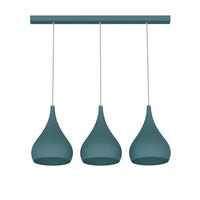 HÄNGELEUCHTE - Blau, Metall (55/25/55cm) - Lumicom