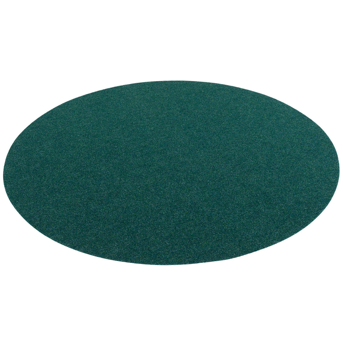 KUNSTRASEN RASENTEPPICH MIT NOPPEN KINGSTON RUND - Petrol, Textil (133/133cm) - Snapstyle