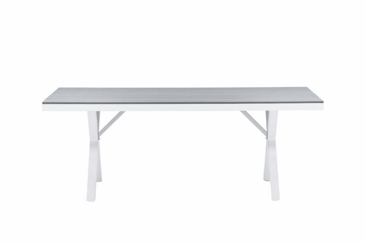 GARTENTISCH Grau - Grau, Holzwerkstoff (200/100/74cm) - ebuy24