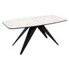 TISCH Ferro 160 - Multicolor/Schwarz, Holzwerkstoff/Metall (80/160/76cm) - MIRJAN24