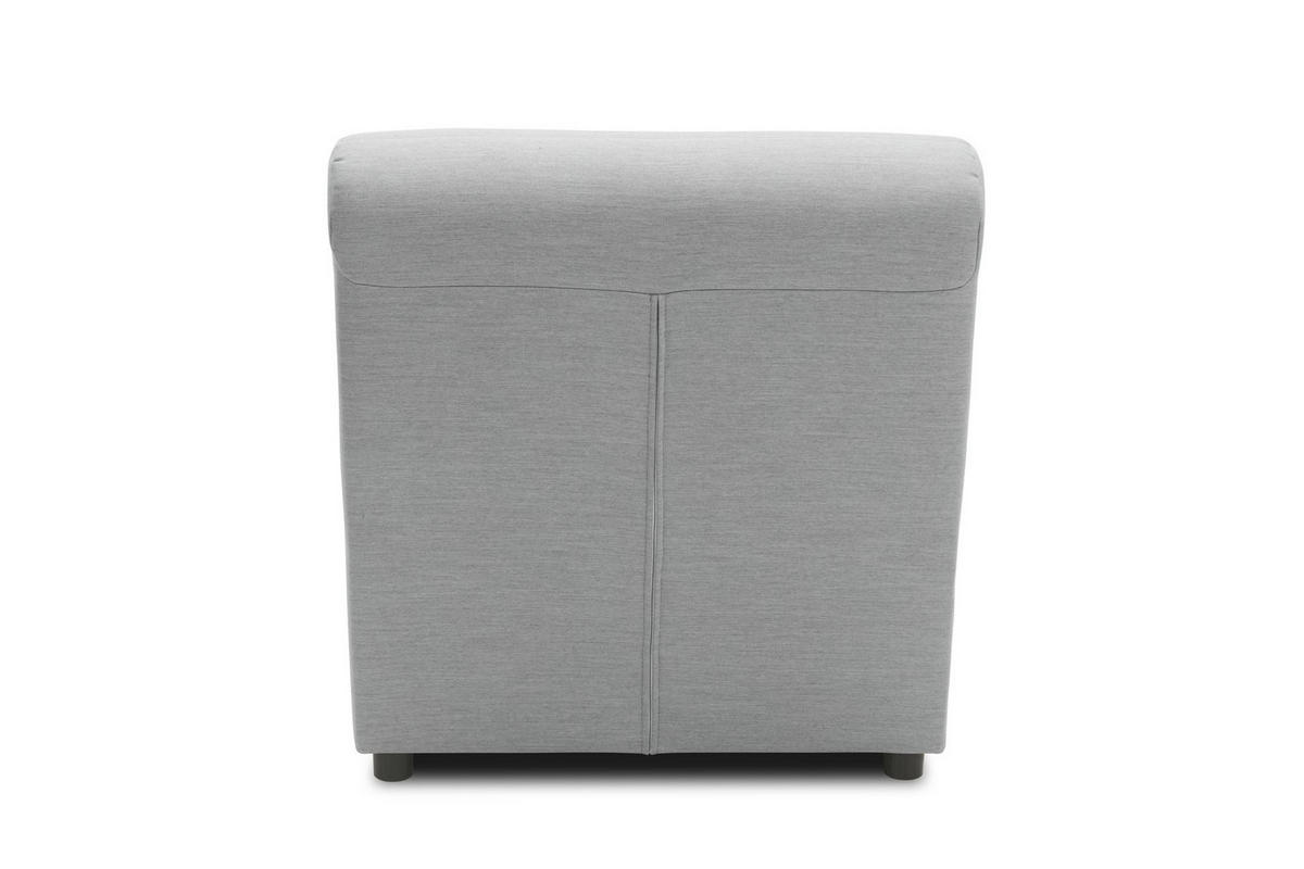 GARTENLOUNGE-LIEGE Boudicca 73x85x169 mit Outdoorbezug in silber - Silberfarben, Kunststoff (169/85/73cm) - 58aufmkessel