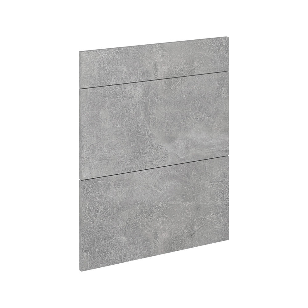K&Ouml;KSFRONT R-Line betong 59.6x70.4 cm m&ouml;belfront f&ouml;r undersk&aring;p med l&aring;dor Gr&aring; 70.4/59.6/1.6 cm