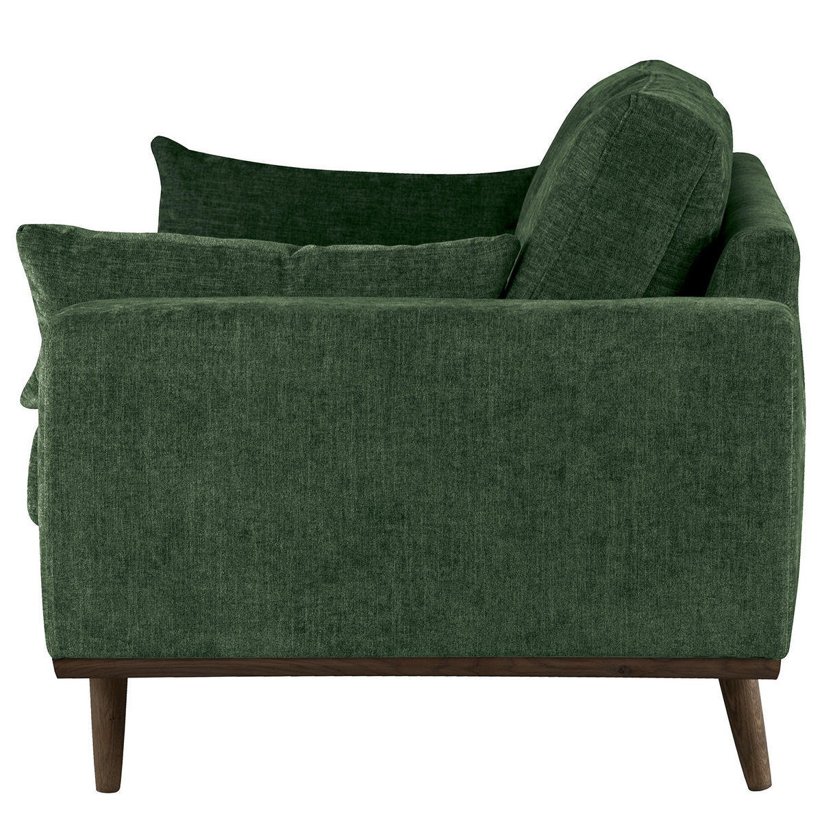 3-SITZER SOFA - Dunkelgrün, Textil (237/81/88cm) - home24