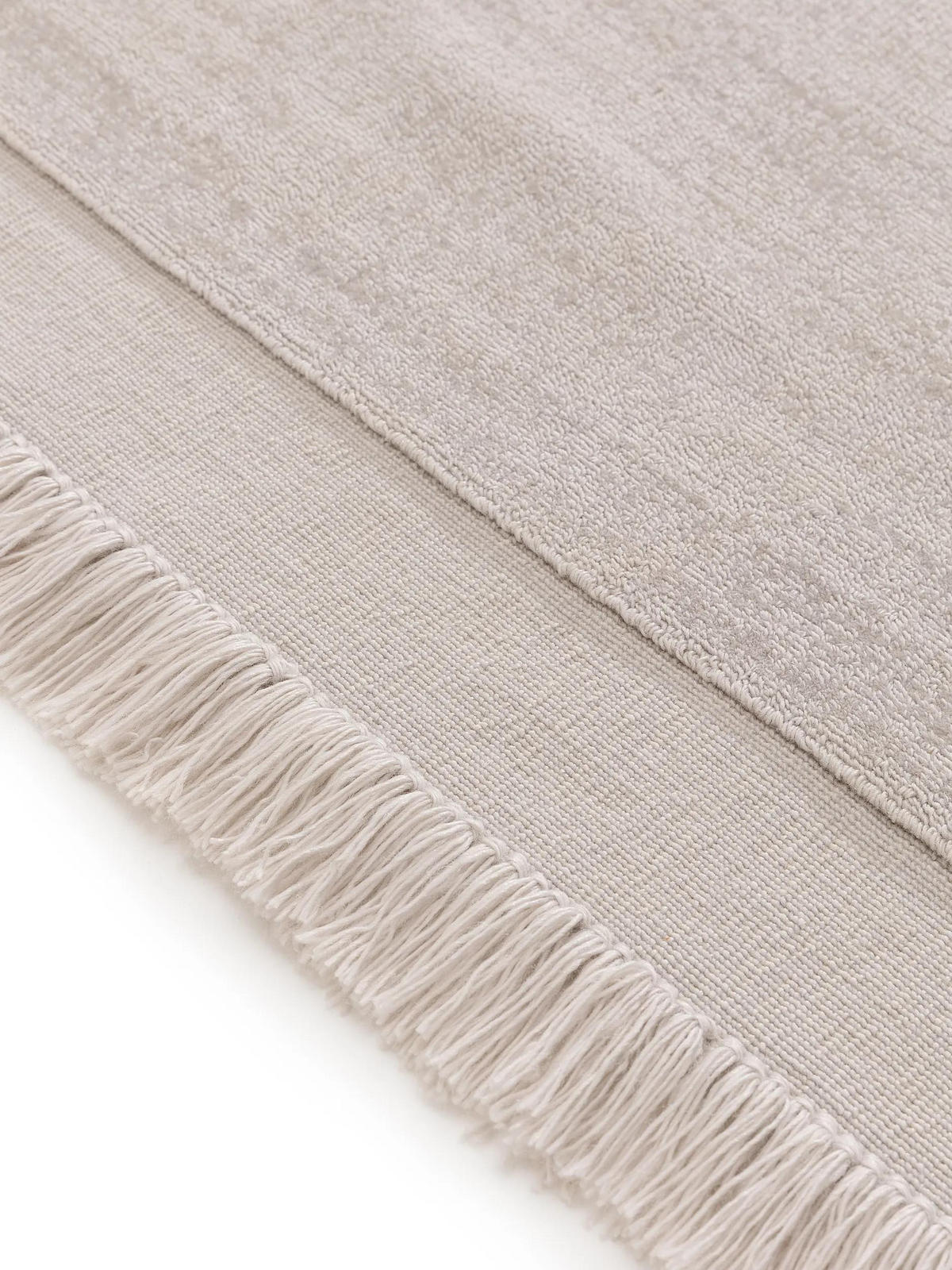 TEPPICH aus recyceltem Material Jade Hellgrau 120x170 cm - Hellgrau, Textil (120/170cm) - benuta Pure