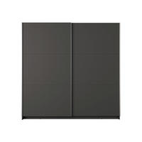 KLEIDERSCHRANK Graphit 151/207/55 - Graphitfarben, Holzwerkstoff (151/207/55cm) - RAUMHIRSCH FURNITURE