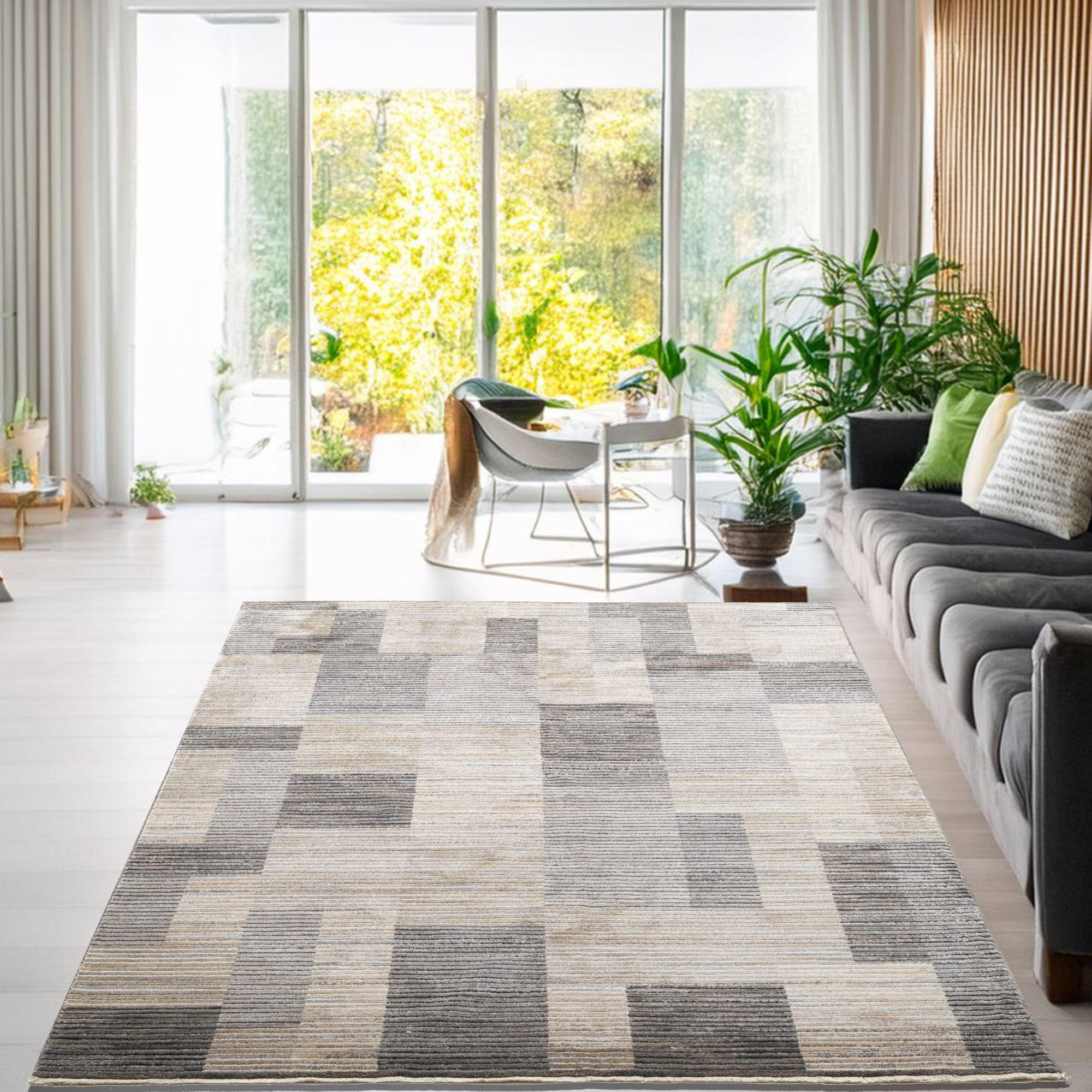 FLACHWEBETEPPICH Corduletta 40x60 cm - Beige, Textil (40/60cm) - Gino Falcone