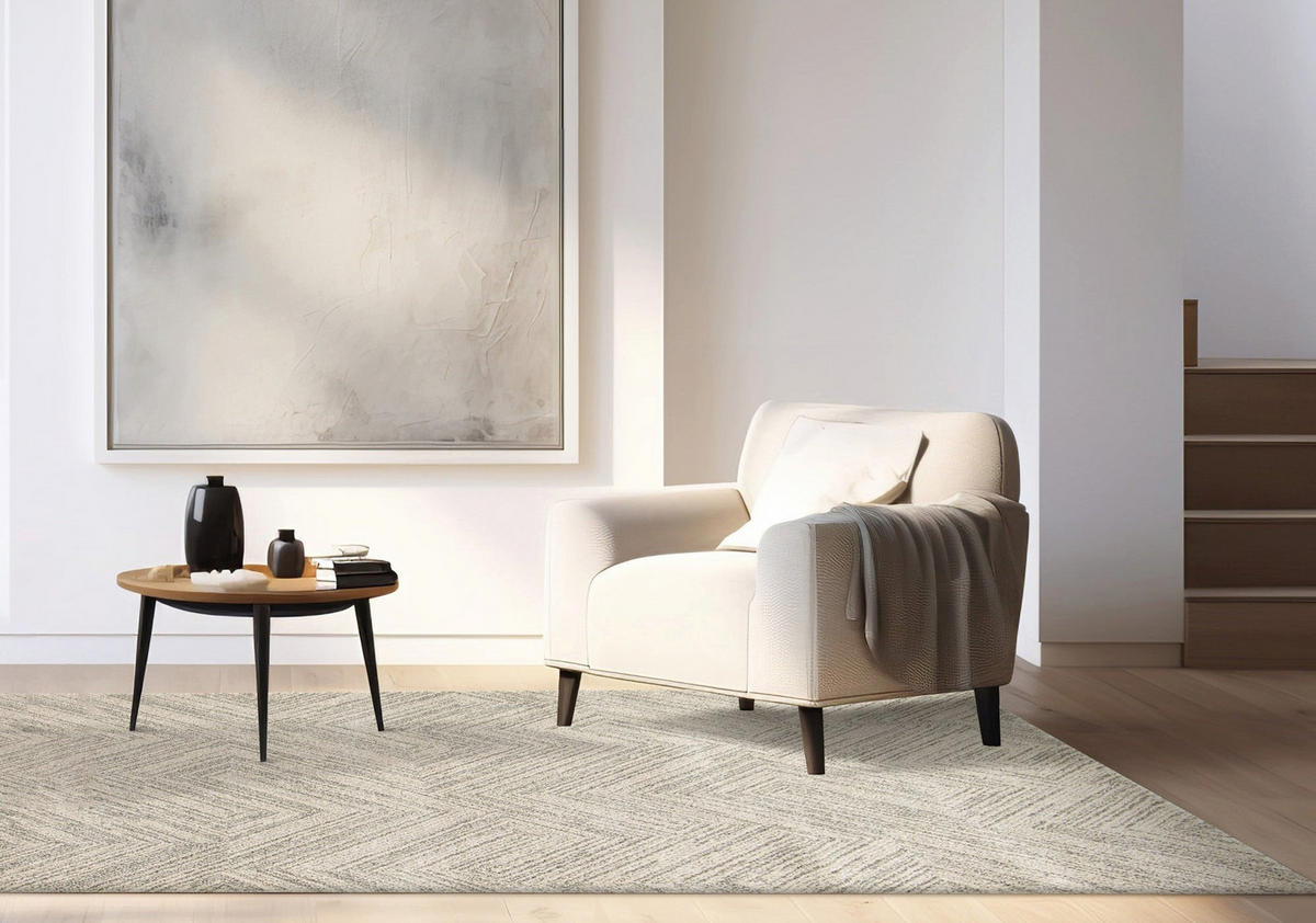 TEPPICH ultraweich aus recycelten Fasern grau - Grau, Textil (160/230cm) - AFK Living