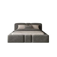 POLSTERBETT Monte 160x200 cm mit stabilem Metallrahmen, Bettkasten und Stauraum, Doppelbett mit Kopfteil - Perfect Harmony Anthrazit - Anthrazit, Holzwerkstoff (160/200cm) - Chilly