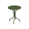 GARTENTISCH rund - D. 60 cm - Metall - Khaki - MIRMANDE von MYLIA - Dunkelgrün, Metall (60/60/70cm) - Vente-Unique