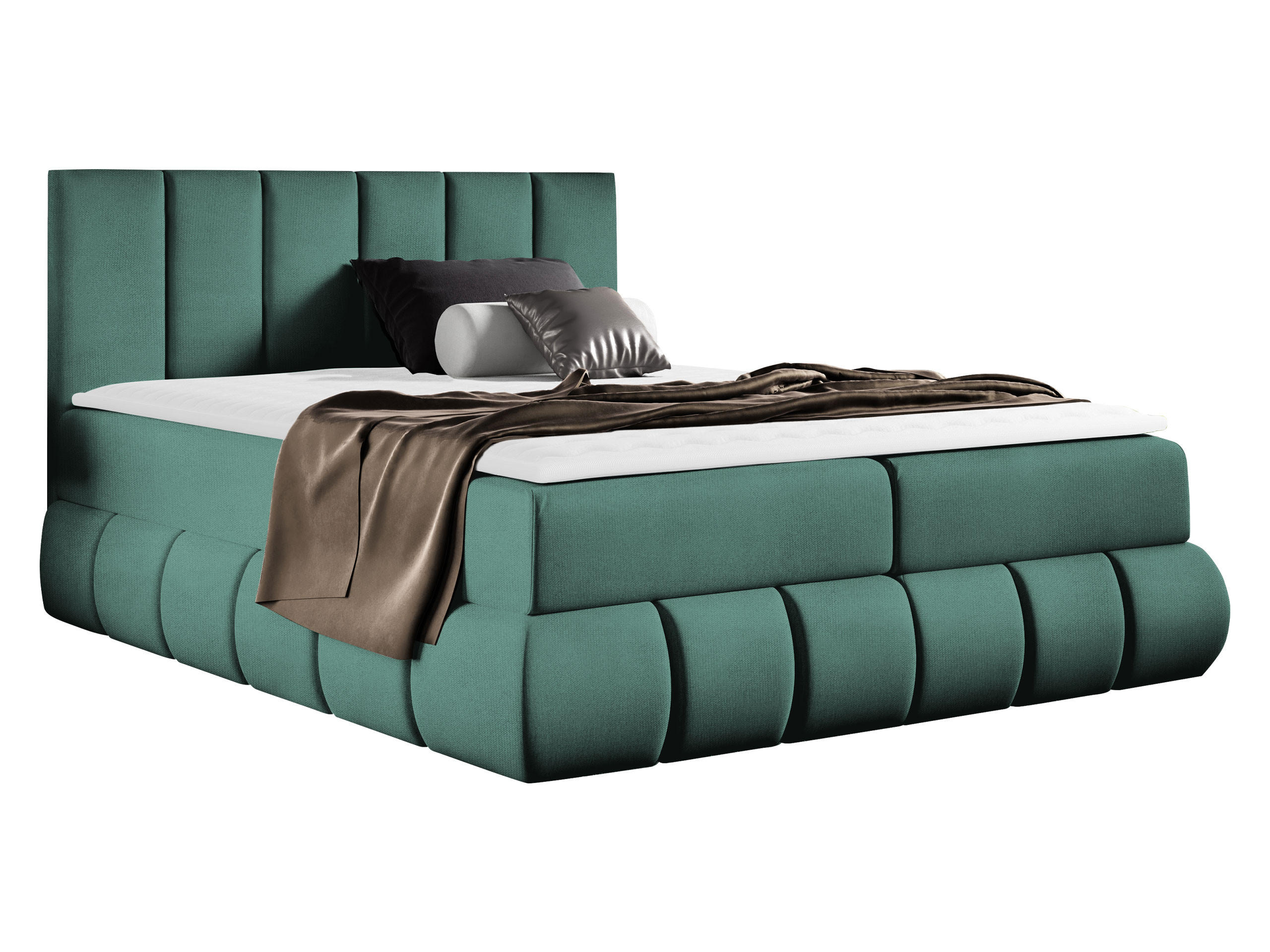BOXBETT Venezia - Hellgrün, Holz (200/200cm) - MIRJAN24