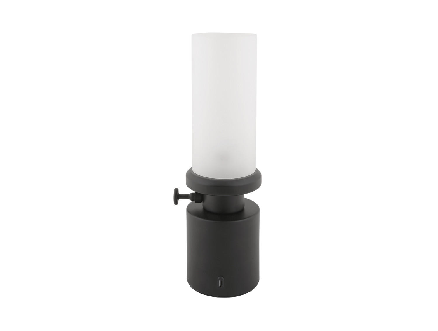 Thumbnail - Leitmotiv Tischlampe, Schwarz, Metall, Rund, 7.8x29.5x7.8 cm, CE, Lampen & Leuchten, Innenbeleuchtung, Tischlampen, Tisc...