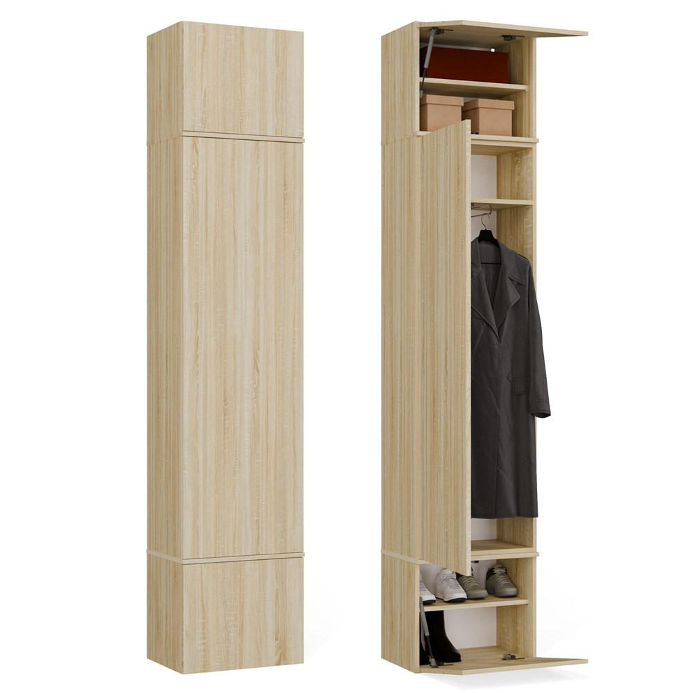 DULAP DE HOL - Dulap pentru hol cu spațiu pentru depozitare, stejar Sonoma 50/238/35 - stejar Sonoma, compozit lemnos (50/238/35cm) - RAUMHIRSCH FURNITURE