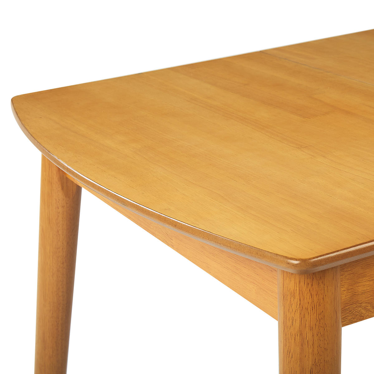 ESSTISCH 100-130/80/75 cm Hellbraun Rechteckig Toms - Hellbraun, Holzwerkstoff (80/80/75cm) - Beliani