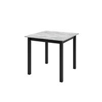 ESSTISCH MARCO P Ausziehbar 85 - 125 / 85 x 77 cm - Schwarz/Grau, Holz (85/85/77cm) - MASSENO