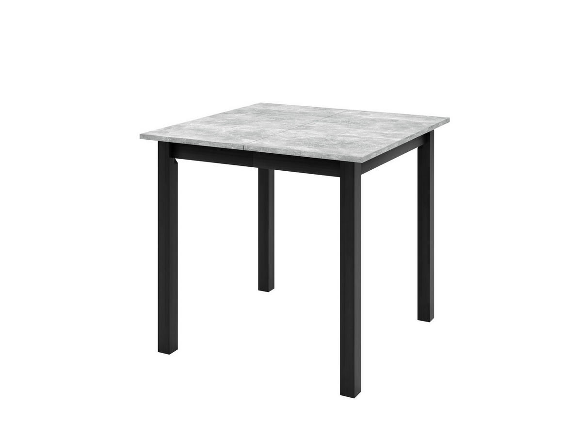 ESSTISCH MARCO P Ausziehbar 85 - 125 / 85 x 77 cm - Schwarz/Grau, Holz (85/85/77cm) - MASSENO