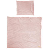 WIEGENBETTWÄSCHE Lil Planet 80x80 cm rosa - Altrosa, Textil (80/80cm) - Roba