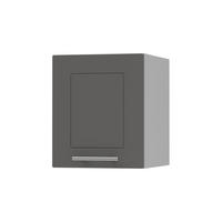 KLAPPHÄNGESCHRANK Kvantum W4B/40 Graphit Matt / Grau Matt 40 / 32,5 / 36cm - Graphitfarben/Grau, Holz/Holzwerkstoff (40/36/32.5cm) - Feldmann-Wohnen
