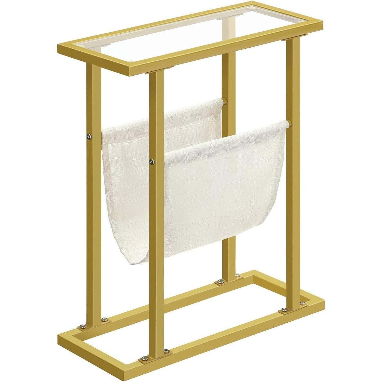 XXXLutz Beistelltisch Gold 18x55x40 cm