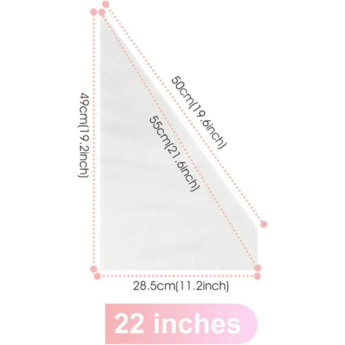 SPRITZBEUTEL 100 Stück Set 59 x 28 cm - Transparent, Kunststoff (28/50/50cm)