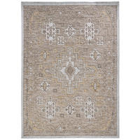 TAPISO YUCANA Braun Outdoor Teppich Flachgewebe 80/150 cm - Braun, Kunststoff (80/150cm) - Tapiso
