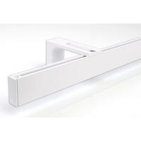GARDINENSCHIENE 1-lauf Loft 380cm - Weiß, Metall (380cm) - Deco-Raum