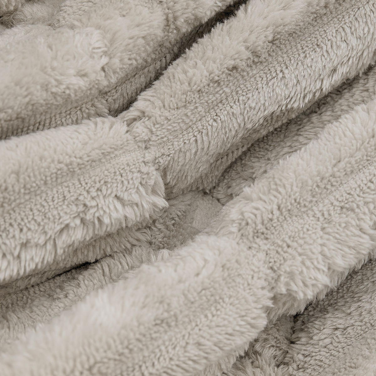 RELAXSESSEL Logo, 95 x 100 x 75 cm, Samtcord beige - Beige, Textil (95/75/100cm) - tectake
