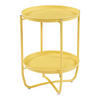 TABLETTTISCH Sandefjord - Gelb, Metall (40/40/57.5cm) - [en.casa]