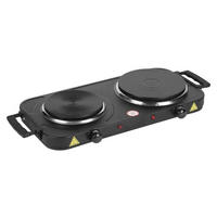 TISCHGRILL 2000 Watt, schwarz - Schwarz, Metall (41.5/28.5/46.5cm) - Westfalia