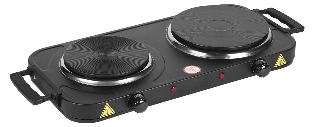 TISCHGRILL 2000 Watt, schwarz - Schwarz, Metall (41.5/28.5/46.5cm) - Westfalia